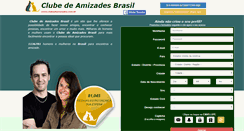 Desktop Screenshot of clubedeamizades.com.br